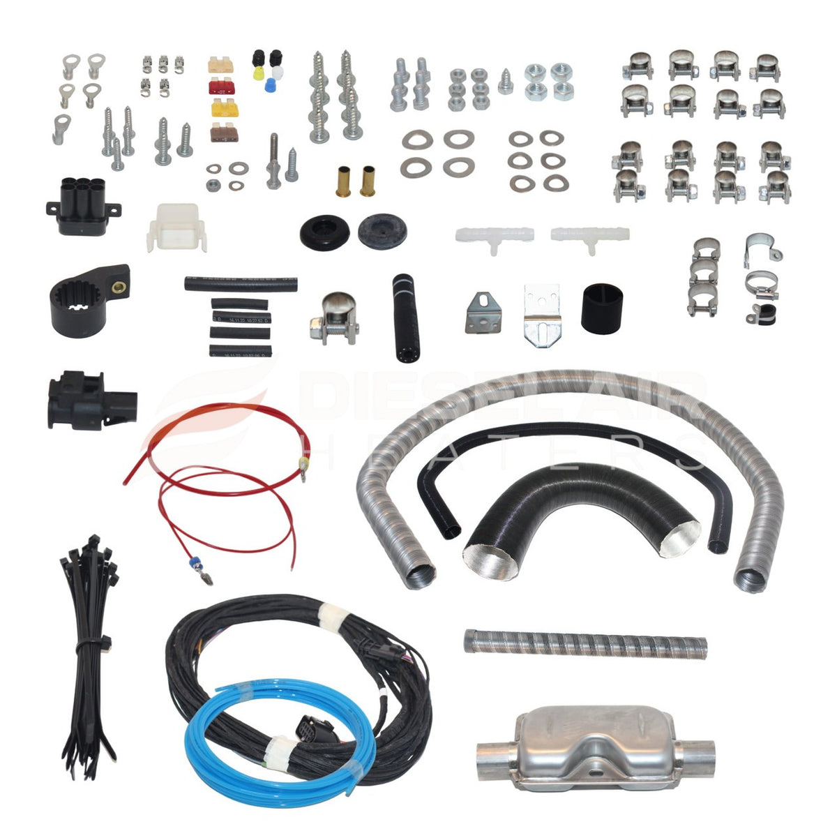 Eberspächer Airtronic M3 D4L installation components and accessories