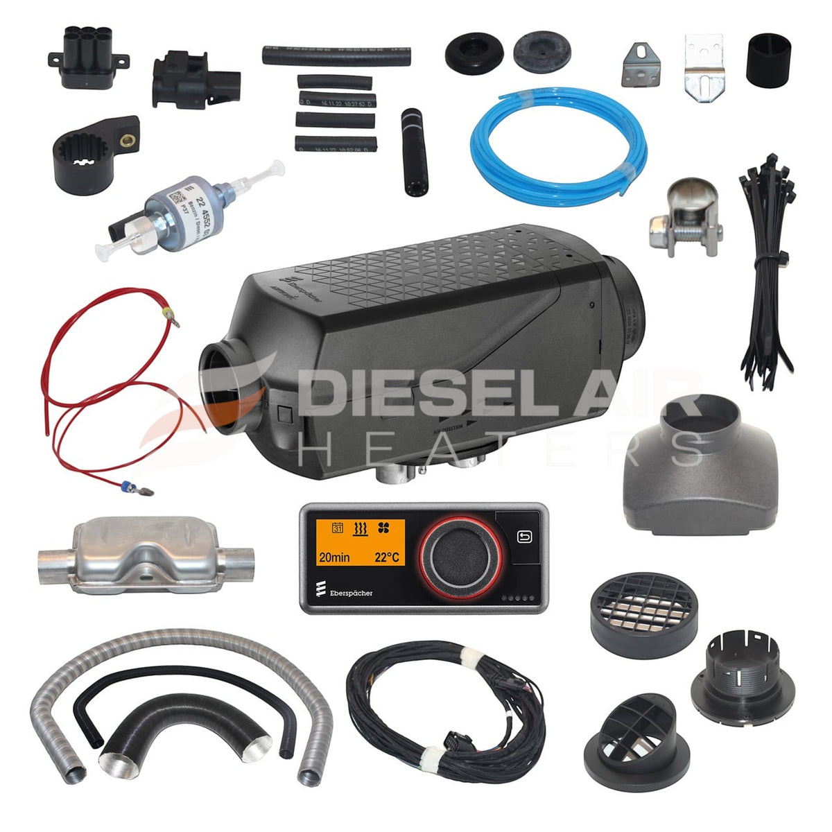 Eberspächer Airtronic S3 D2L complete diesel air heater kit