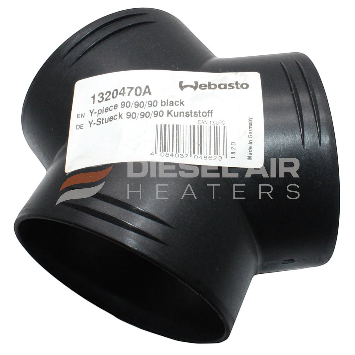 Webasto 1320470A 9009261C 90-90-90mm black Y-piece
