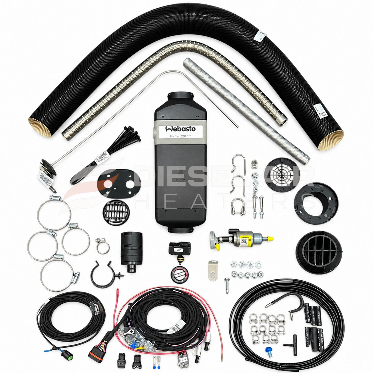 Webasto Air Top 2000 STC 24V diesel air heater complete kit