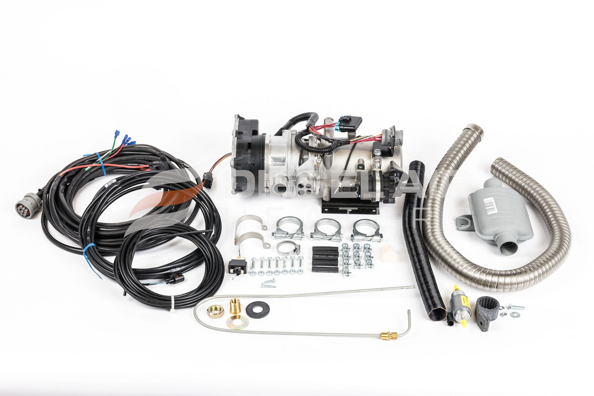 Webasto Thermo Pro 90 diesel water heater complete installation kit