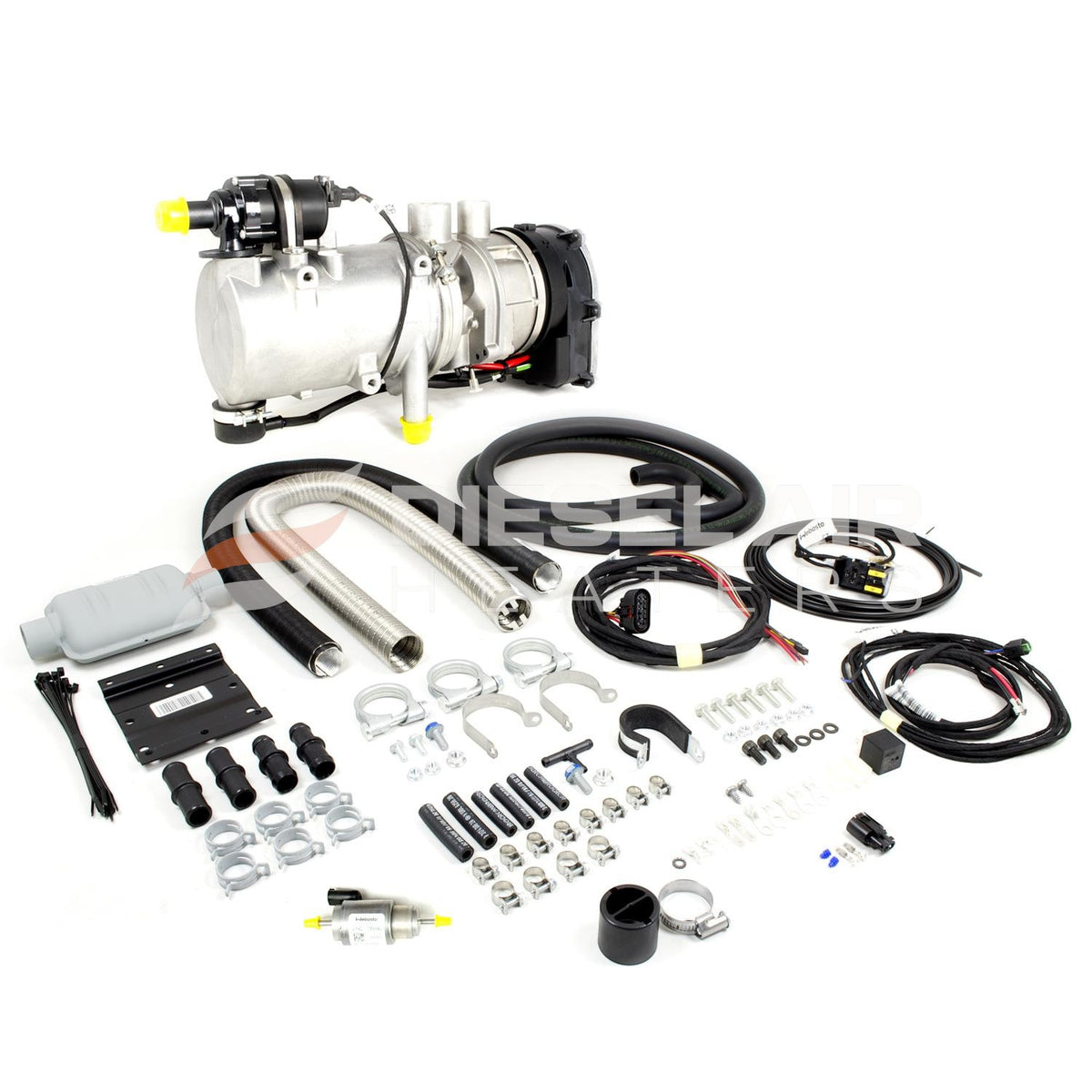 Webasto Thermo Pro 90 diesel coolant heater with installation parts